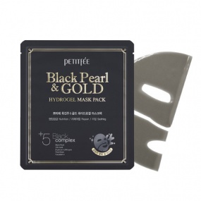 Mặt nạ dưỡng da mặt PETITFEE Black Pearl & Gold Hydrogel 