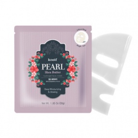 Mặt nạ dưỡng da mặt koelf PEARL Shea Butter Hydrogel - Hộp 5 cái