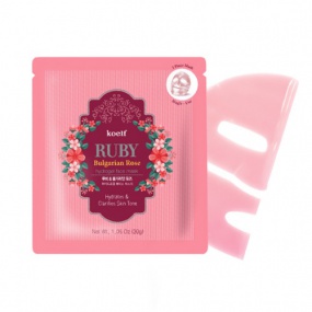 koelf RUBY Bulgarian Rose Hydrogel Face Mask 5pcs